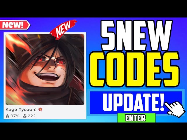 Roblox Kage Tycoon codes for free RCs, boosts & cash in August 2023 -  Charlie INTEL