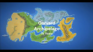 Gorvard Archipelago | Worldbox Timelapse