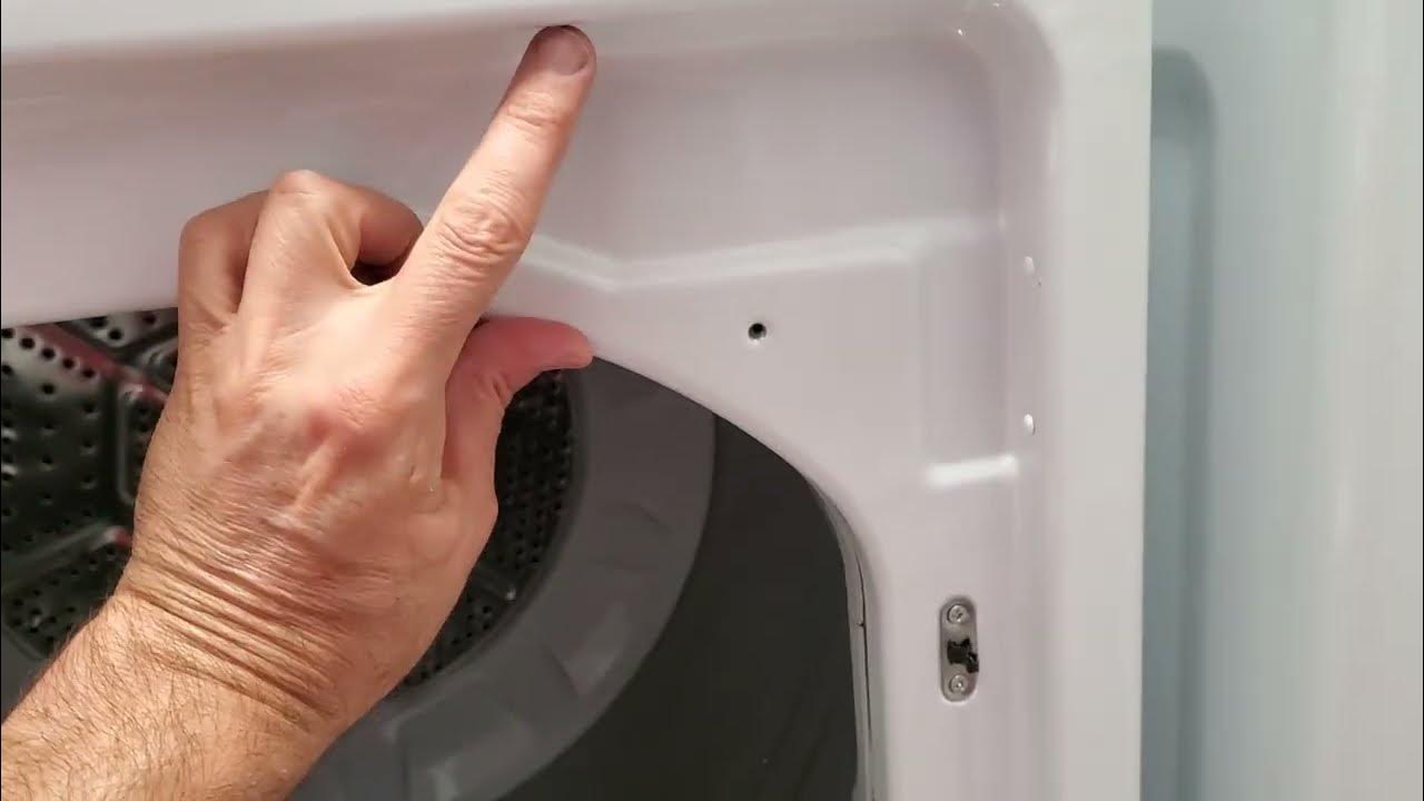 GE Dryer disassembly and vent cleaning. (Hampster Nest of Lint) YouTube