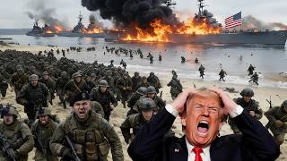 Today! 12 US warships carrying 52,300 mercenaries were attacked by Russia in the Black Sea.