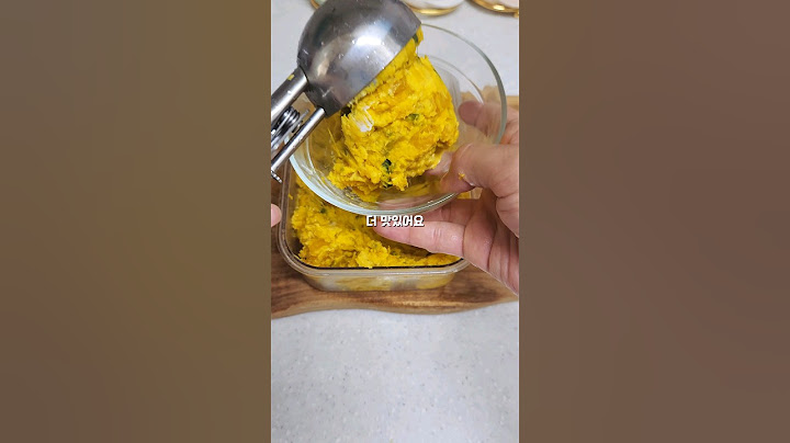 마요네즈 대신 이거 넣어보세요.더 건강하고 담백한 단호박샐러드 레시피