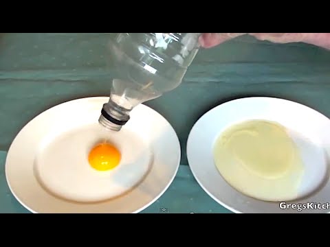 Who knew separating egg yolk from whites could be so simple - Youtube