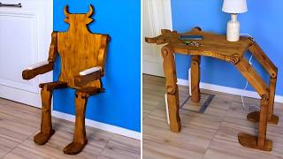 DIY Transformer Furniture. Amazing Solutions for Small Spaces