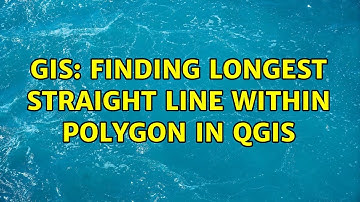 GIS: Finding longest straight line within polygon in QGIS (3 Solutions!!)
