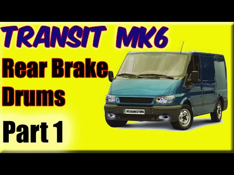 FORD TRANSIT 2.0 FWD MK6 REAR BRAKE DRUM AND SHOE KIT FULL SET 2000-2006