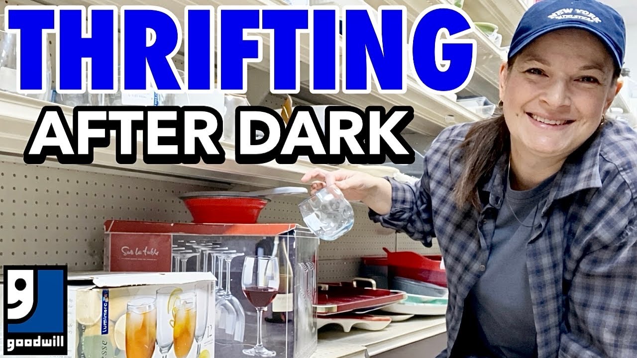 After Dark at Goodwill 😳 | Thrift With Me + Haul - YouTube