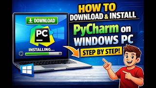 How to Install PyCharm on Windows PC | Step by Step#PyCharm #Python#WindowsTutorial#Coding#techbrain