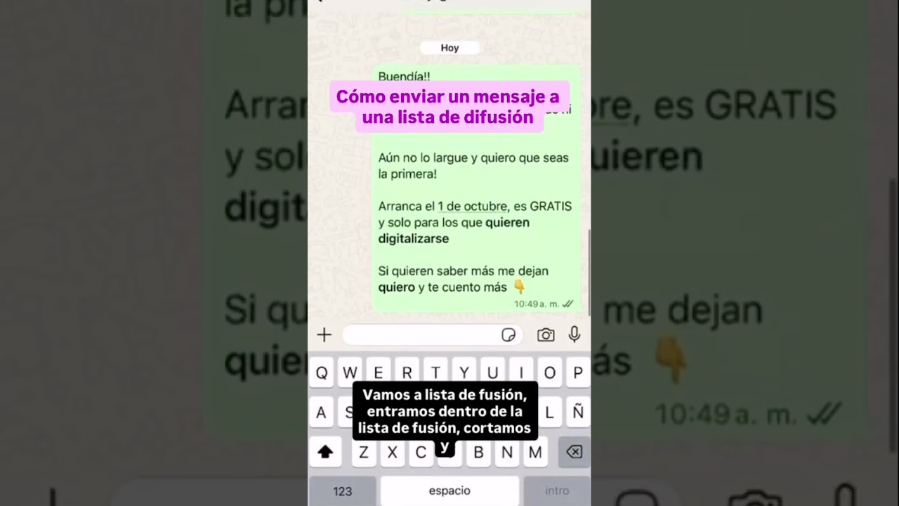 Cómo enviar mensajes a una lista de difusión de WhatsApp