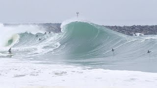 The Wedge  First swell and it's PUMPING!! (May 2023)