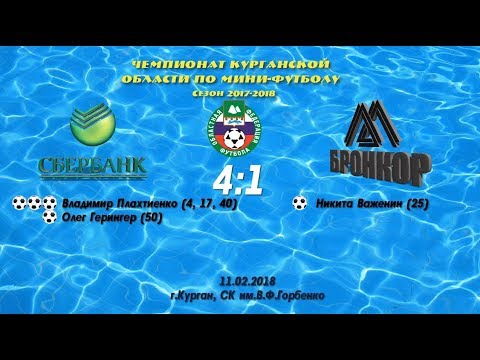 Видео к матчу Сбербанк - Бронкор