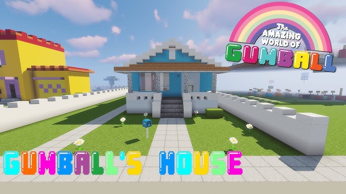 Wattersons' House from the Amazing World of Gumball Minecraft Map