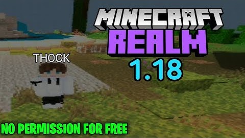 Join My *NEW* 1.18 Realm! No Permission | No Permission | For Free | Top 3 Realms