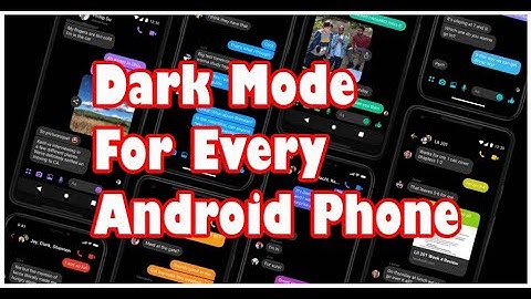 Enable dark mode in every android phone | All apps night mode | How2.
