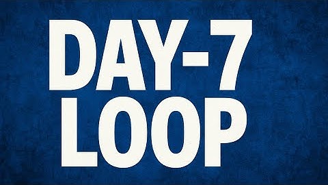 Day-7: What is Loop in Python? | Python for Beginners Series 🐍