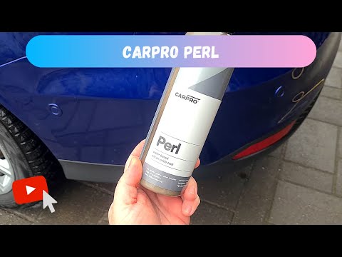 CarPro Perl plastic and rubber dressing test