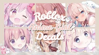 ROBLOX || Bloxburg & Royale High ~ Soft Anime Girl Decals Ids screenshot 5