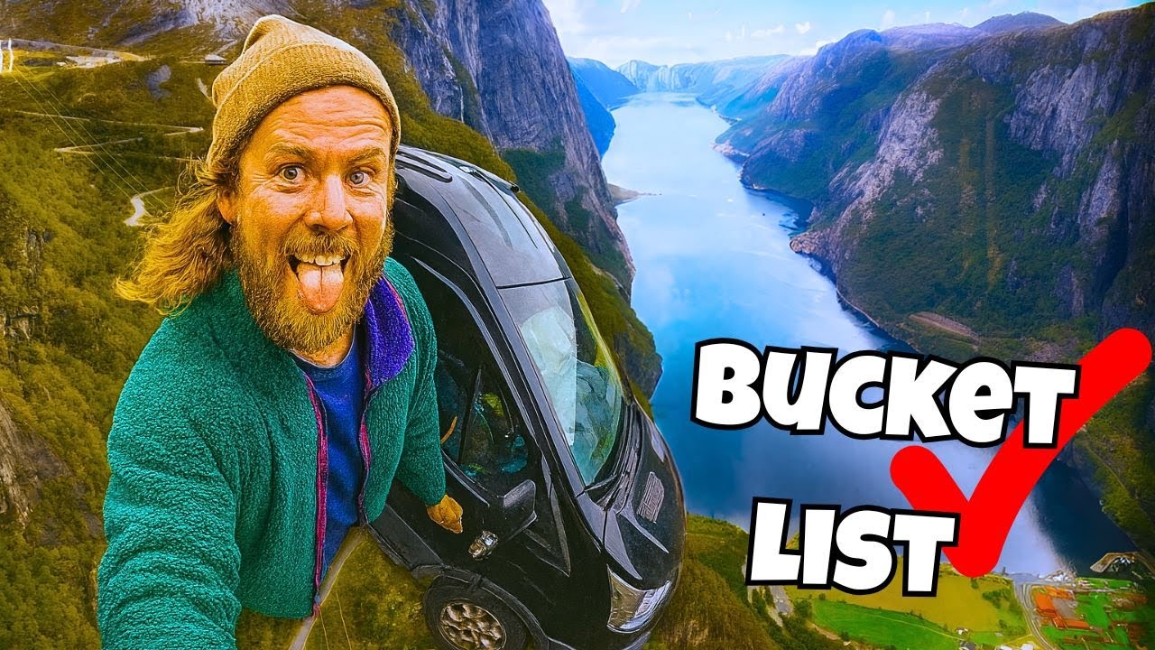 Самая безумная дорога Норвегии. Это снесет вам крышу (Vanlife Norway)