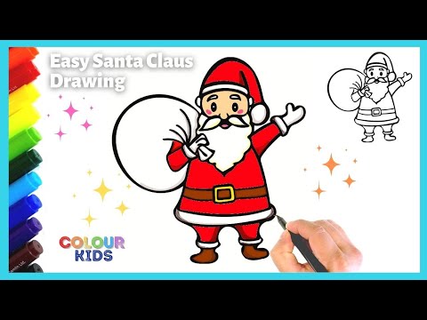 How To Draw Santa Claus - 7 Easy Drawing Steps-saigonsouth.com.vn