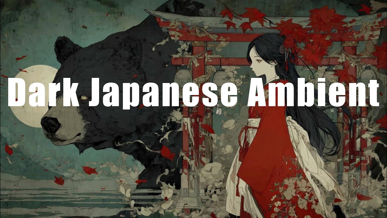 Dark Japanese Ambient  - Haunting Japanese Bear God Ambient | Shakuhachi Koto Dark Horror Music