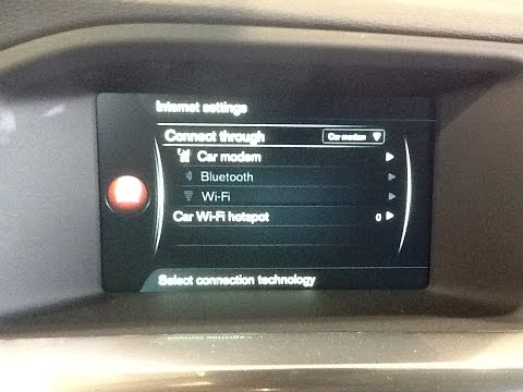 Wi-Fi Hotspot of Volvo - How to set the password, user name, and connect Wi-Fi enabled devices