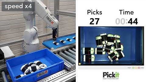 Fast bin picking with Pickit 3D and ABB