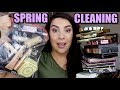 MAKEUP SPRING CLEANING... Decluttering Dozens of Products