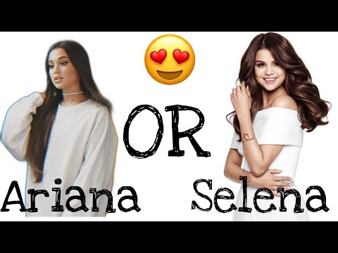 Ariana Grande Or Selena Gomez? | Edit By me♥️🙈 | zaveera