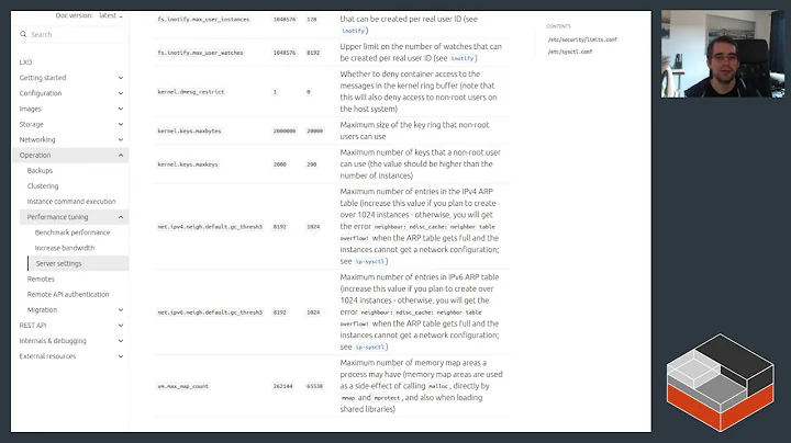Running LXD in production
