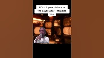 POV: 7 years old me in the black ops 1 zombies menu 😔