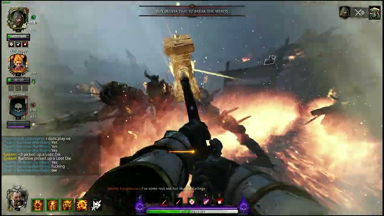 (Vermintide 2) Fortunes of war - Cataclysm - Warrior Priest (ASDF perspective)