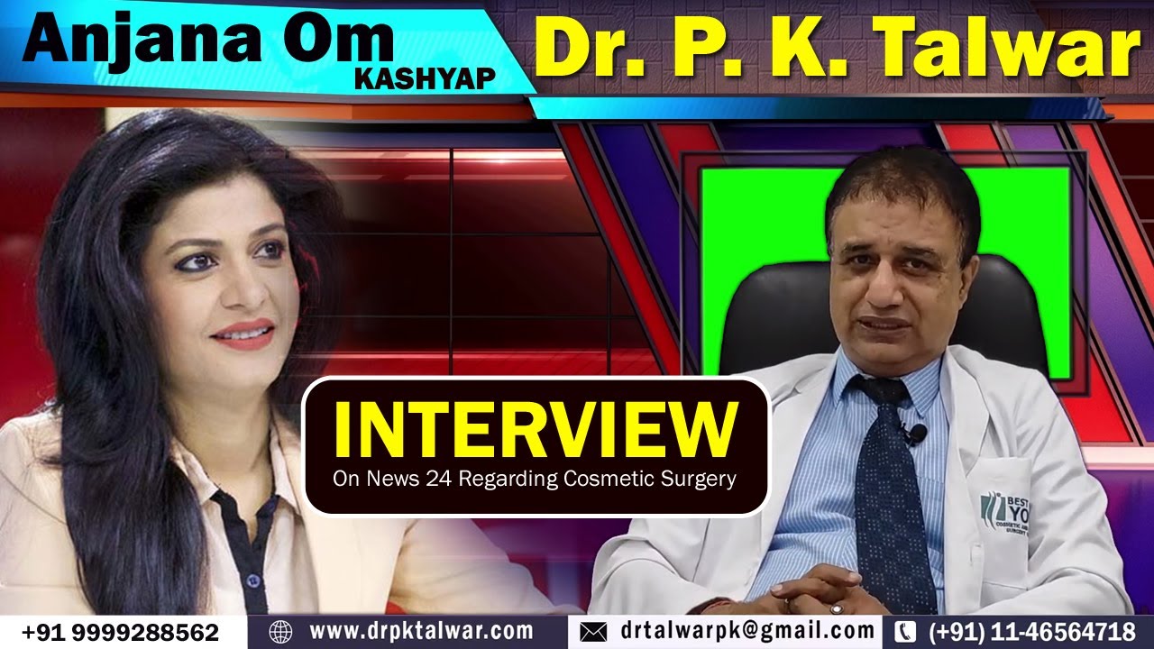 #AnjanaOmKashyap Interviewed #DrPKTalwar | Cosmetic Surgery Delhi, India, Plastic Surgeon