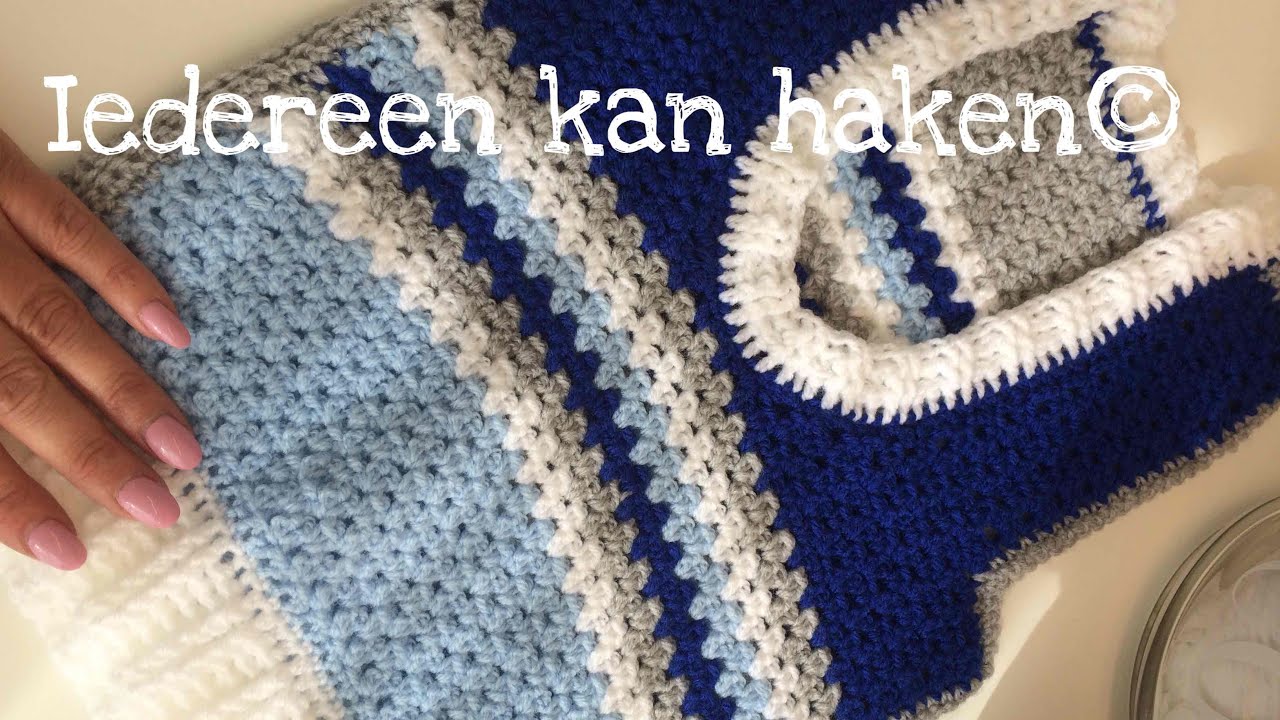 ♥️ #iedereenkanhaken #Zandsteek voor #boy jongen (different languages ...