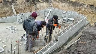 бассейн из блоков не сьемной опалубки