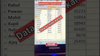 Data filter trick #exceltips #exceltricks #exceltutorial #excelformula #tricks #trending #shortvideo