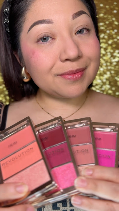 💕Makeup Revolution 3-in-1 Blush Icon Trio ​⁠​⁠@MakeupRevolution #makeuprevolution #blush #makeup