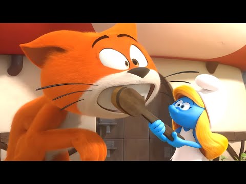 Agora você é um gato Smurf! ? • Os Smurfs 3D • Desenhos animados para crianças