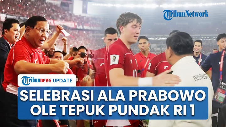Pecah! Prabowo Selebrasi Timnas Indonesia Cetak Gol, Ole Romeny Tepuk Pundak Presiden Bak Bestie