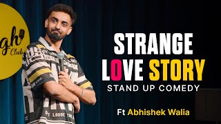Strange love story || Stand up comedy|| Crowdwork ft. Abhishek Walia