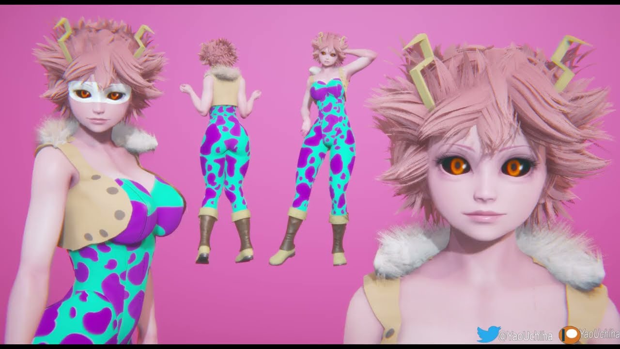 Honey Select 2 - Card - Mina Ashido - My Hero Academia - YouTube