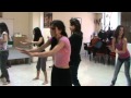 Alejandro choreography rehearsal