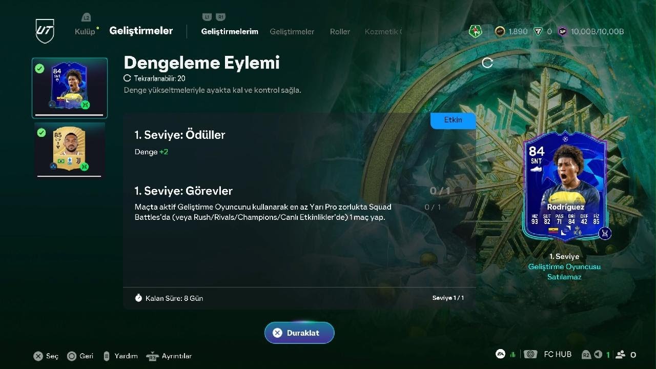 EA SPORTS FC 26 Ultimate Etkinlikler oynadık