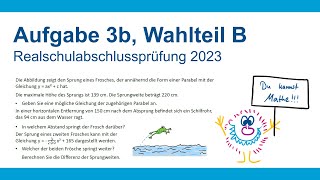 B, Task 3b, 2023, Secondary School, Baden-Württemberg, Math Exam, Modeling