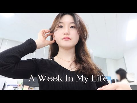 Vlog:: 일주일 먹방으로 가득한 직장인 브이로그 | 시티브리즈 신상 셔츠 | 용리단길,가로수길 맛집| 에어팟 맥스 세척 | 톤다운 전체 염색 | 7일 데일리룩
