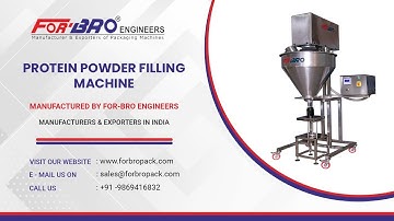 Whey Protein Packaging Machine | Protein Powder Filling Machine | FOR-BRO Powder Filler