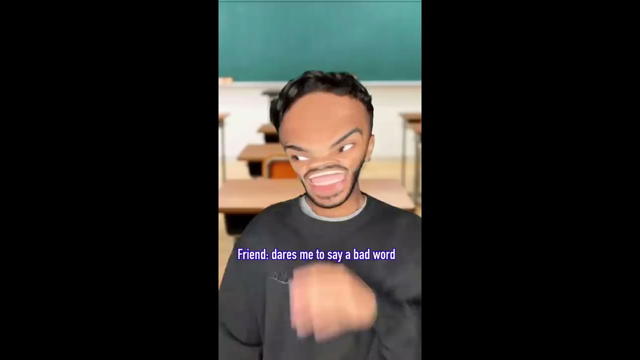 SAYING A BAD WORD IN CLASS Shorts Viral