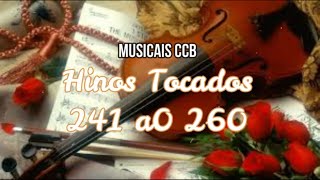 Musicais CCB Hinos Tocados Hinário 5 Violino, Viola e Violoncelo 241 ao 260