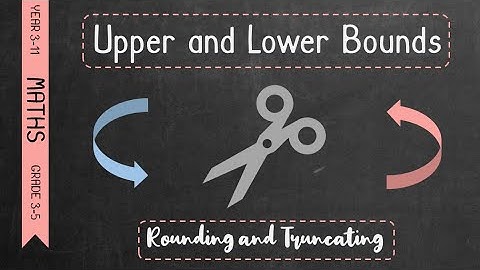 Rounding and Truncating