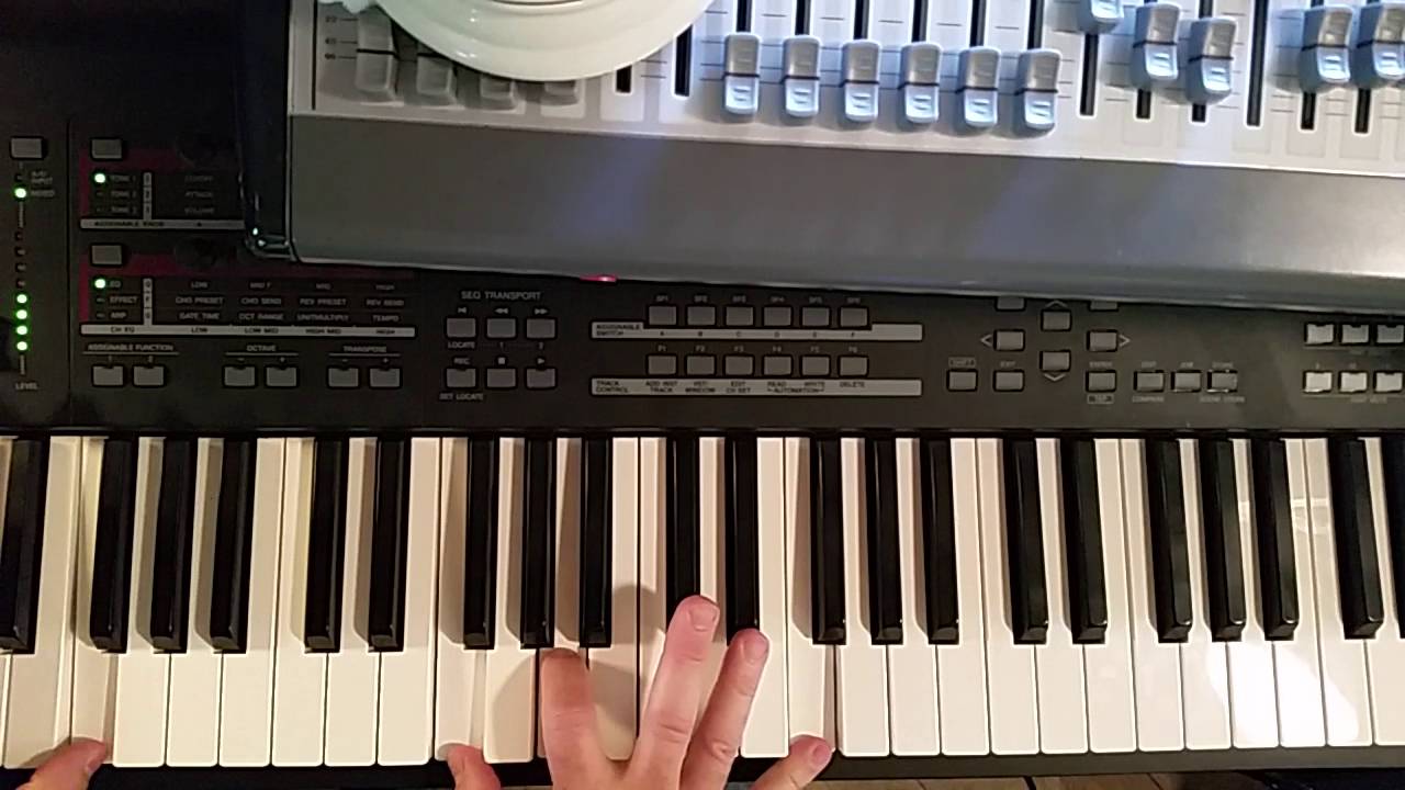 how to play faithfully by journey on piano