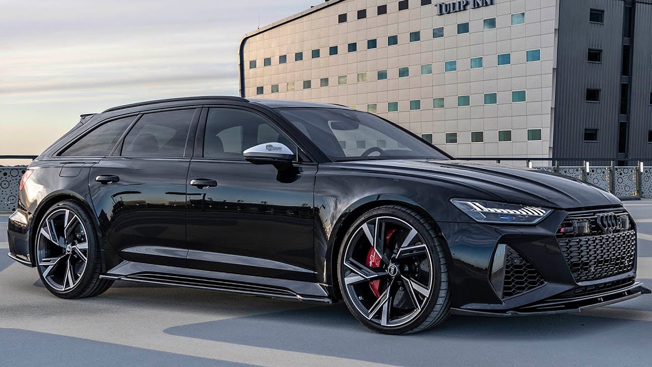 2021 AUDI RS6 AVANT WITH MAXTON DESIGN BODYKIT & BLACKED OUT - EVEN BEASTIER!