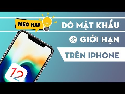 Lấy lại mật khẩu giới hạn trên iPhone tất cả phiên bản IOS